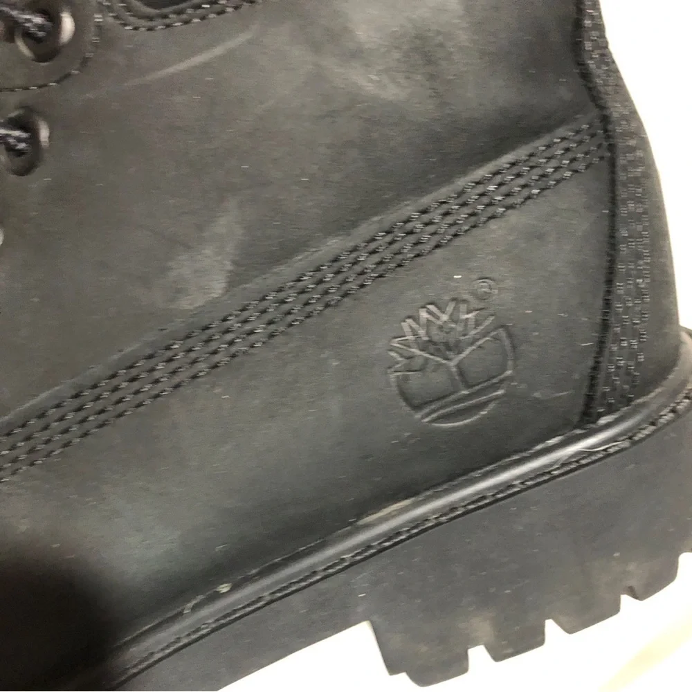 Timberland Black Youth Boots Size 3